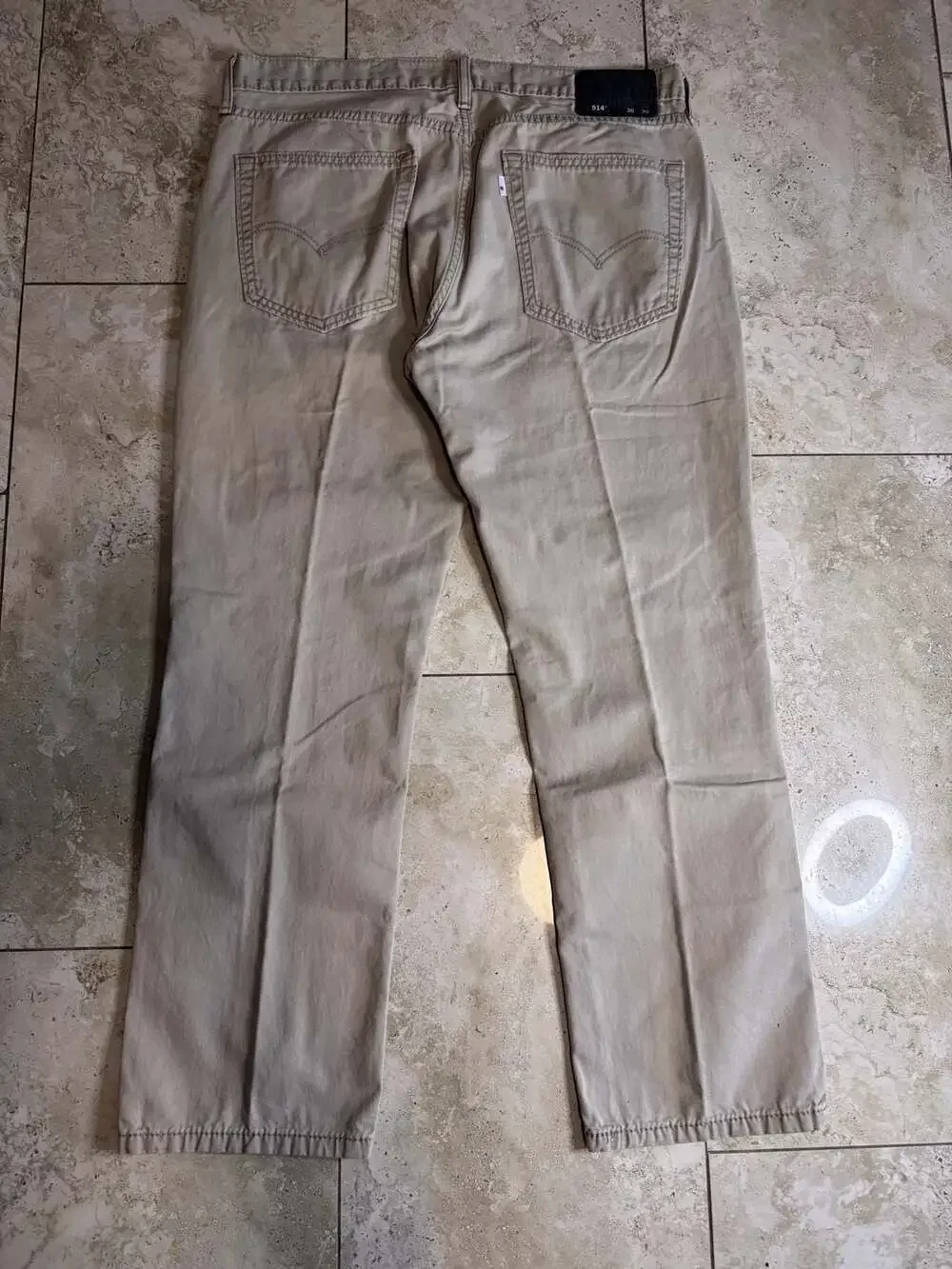 Levi's 514 Straight Fit Khaki Jeans, Size 36x30